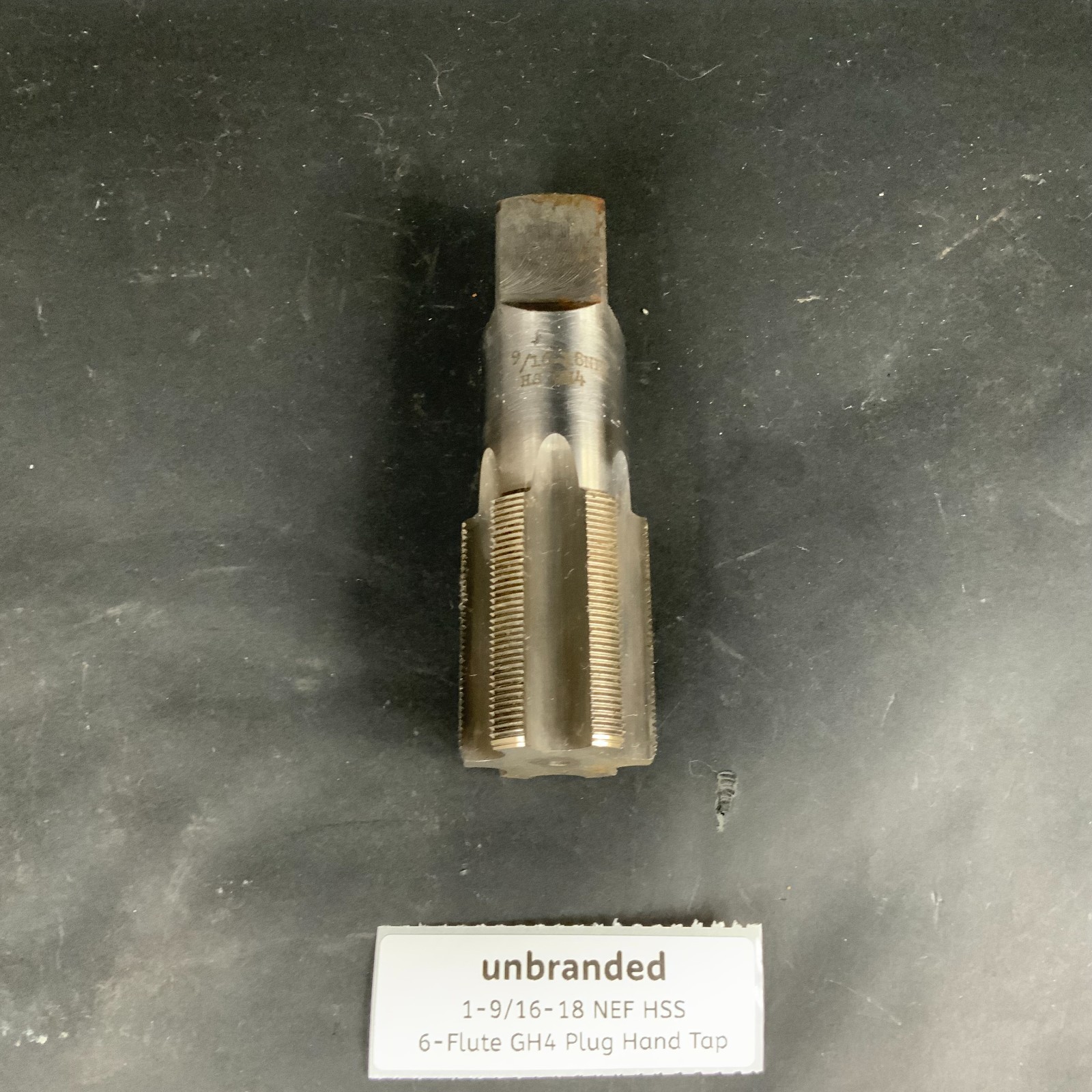Used Unbranded 1-9/16-18 NEF HSS 6-FLUTE GH4 PLUG HAND TAP ($75 OBO)