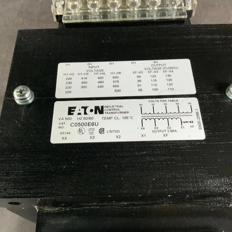EATON C0500E6U CONTROL TRANSFORMER ($250 OBO)