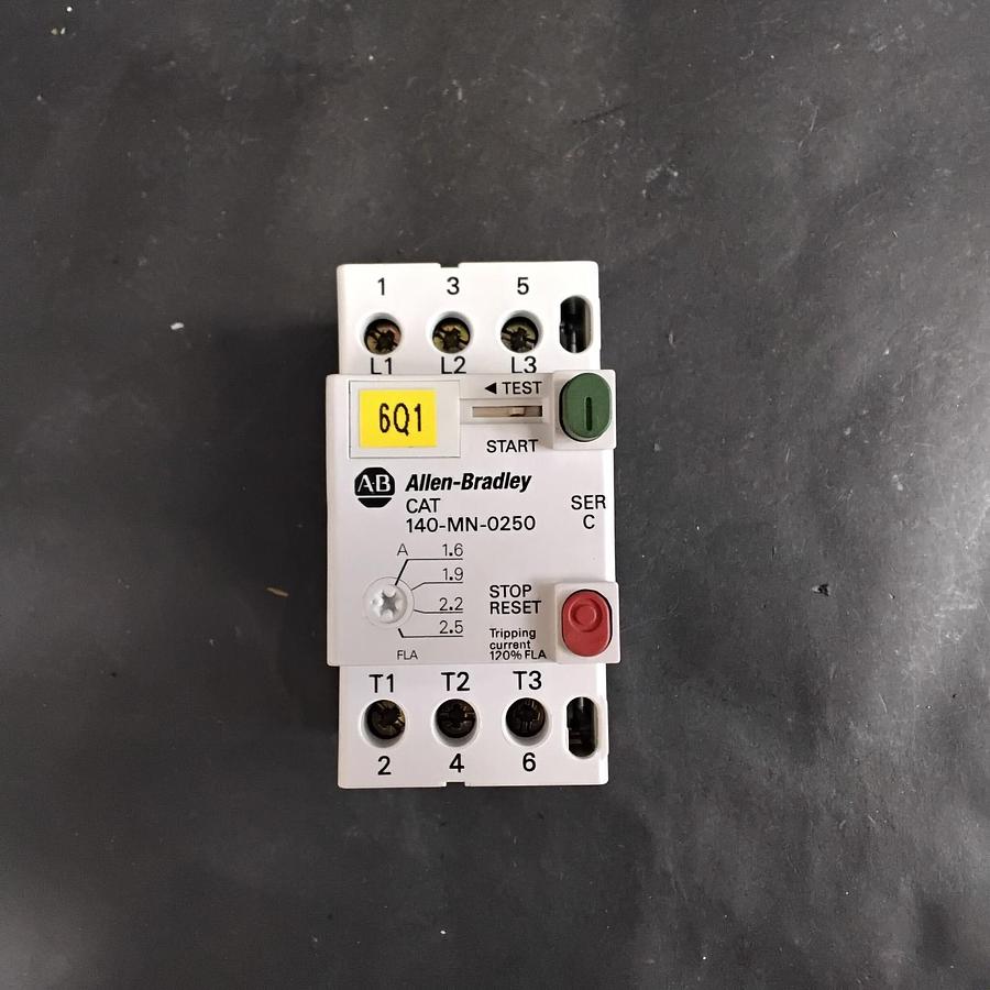 Used ALLEN-BRADLEY 140-MN-0250 MANUAL MOTOR STARTER ($18 OBO)