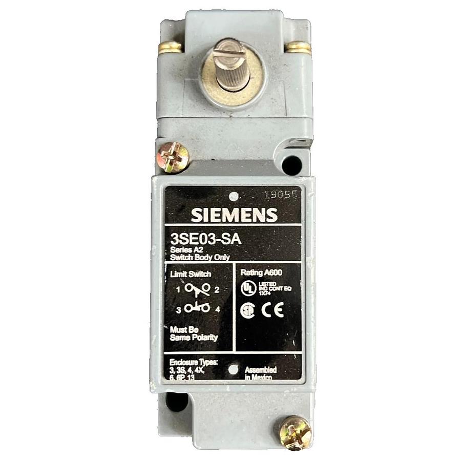 Used SIEMENS 3SE03-SA LIMIT SWITCH BODY ONLY SERIES A2 A600 MACHINE CONTROL