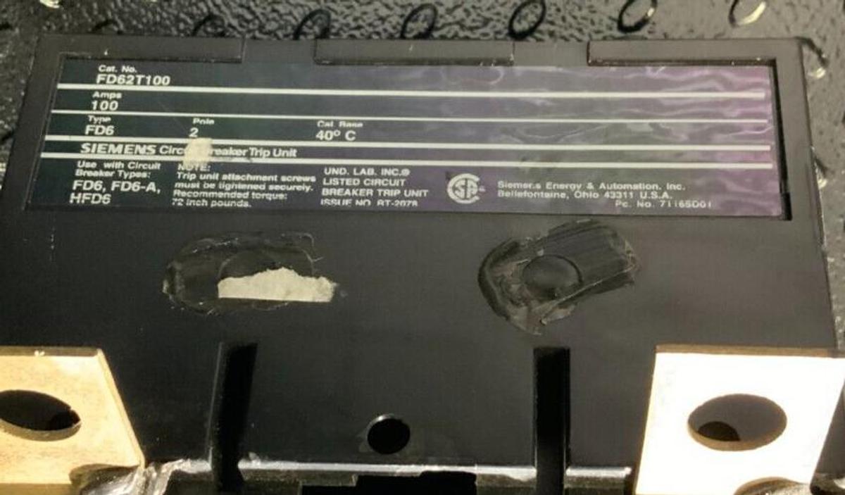 Used SIEMENS FD62T100 ($199.99 OBO)