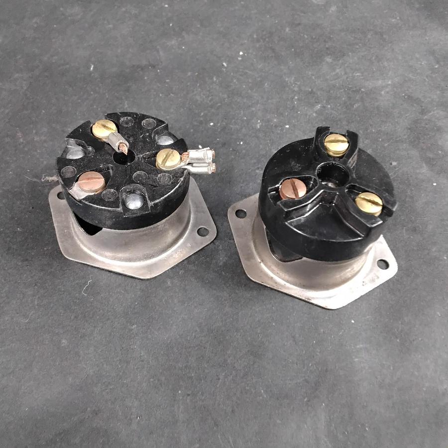 Used HUBBEL HBL7557 FLANGED RECEPTACLE - GROUP OF 2 ($25 OBO)