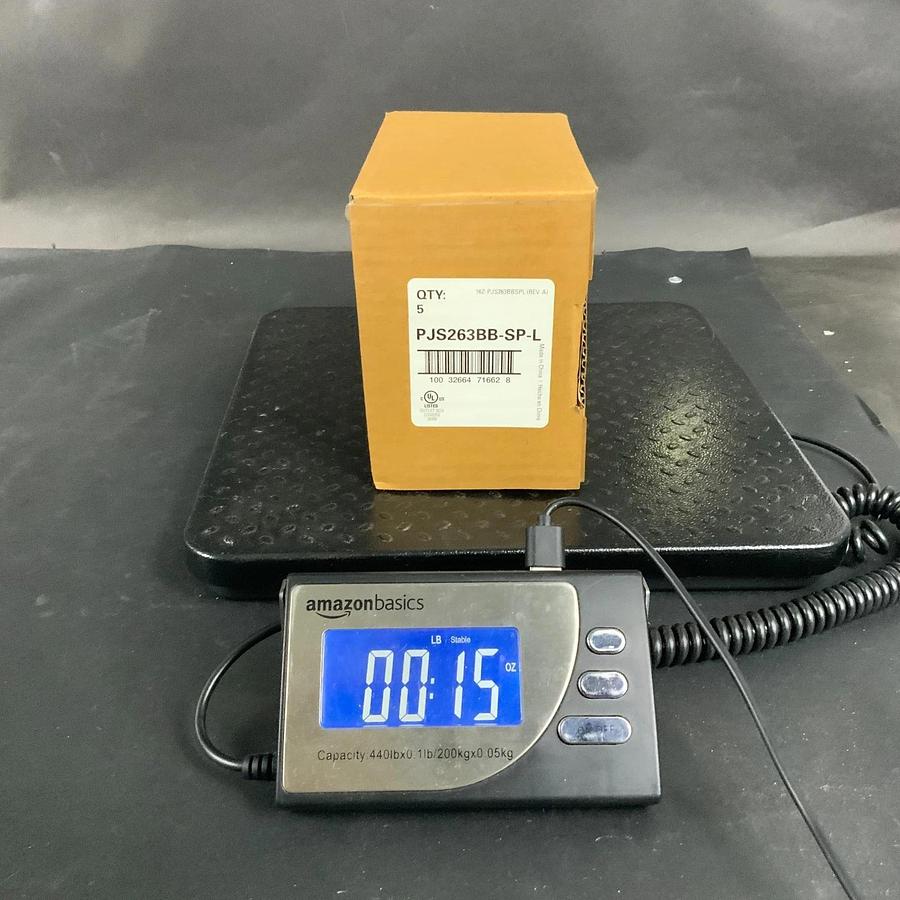 Used COOPER WIRING DEVICE PJS263BB-SP-L WALLPLATE - BOX OF 5 ($20 OBO)