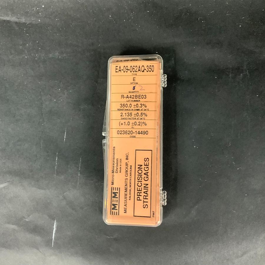 Used MICRO-MEASUREMENTS EA-09-062AQ-350 PRECISION STRAIN GAUGE - LOT OF 2 ($10 OBO)