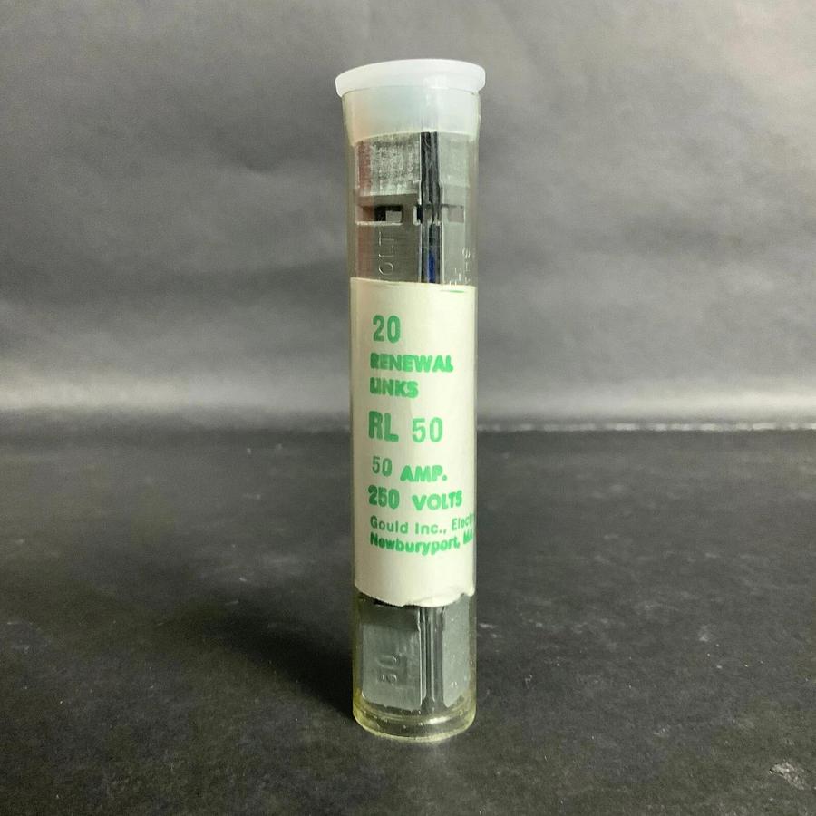 Used FERRAZ SHAWMUT RL50 RENEWAL FUSE LINKS - PACK OF 20 ($15 OBO)