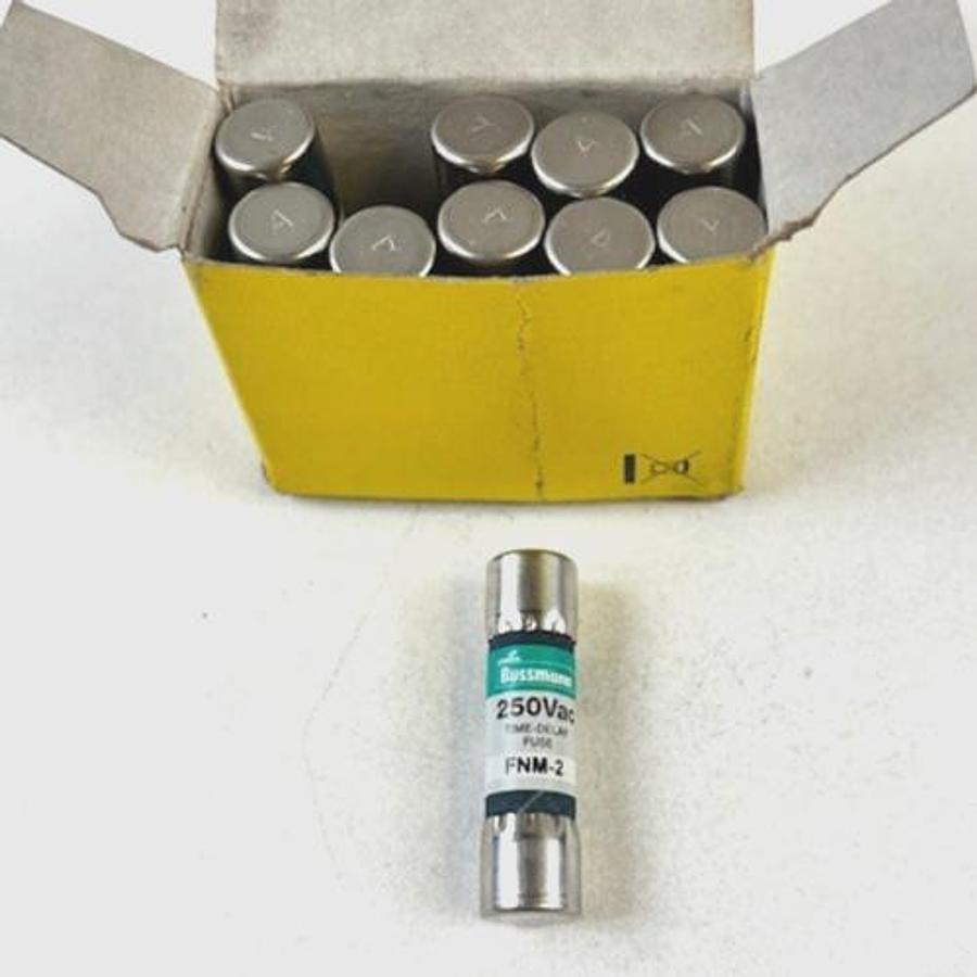 Used BUSSMANN FNM-2 FUSE - BOX OF 10