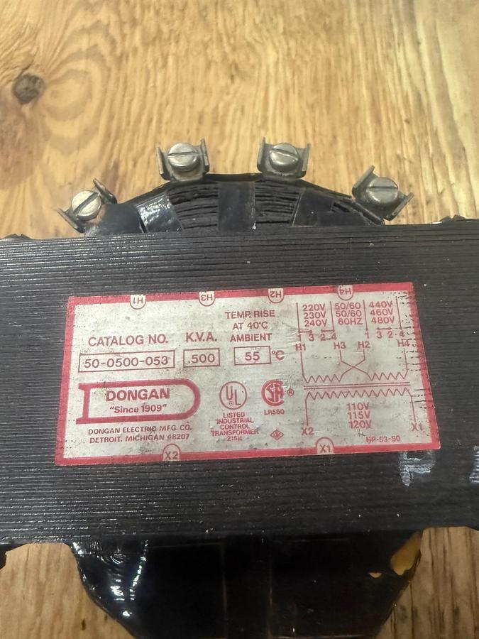 Used DONGAN 50-0500-053 TRANSFORMER