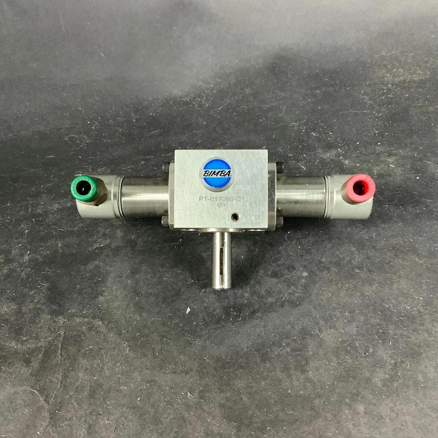 Used IMI BIMBA PT-017090-C1 PNEUMATIC ROTARY ACTUATOR ($50 OBO)