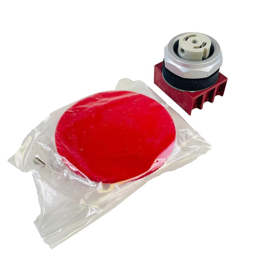 Used SIEMENS ALLIS P30PB7TR PUSHBUTTON RED TWISTLOCK 70MM MUSHROOM NEW OPEN BOX