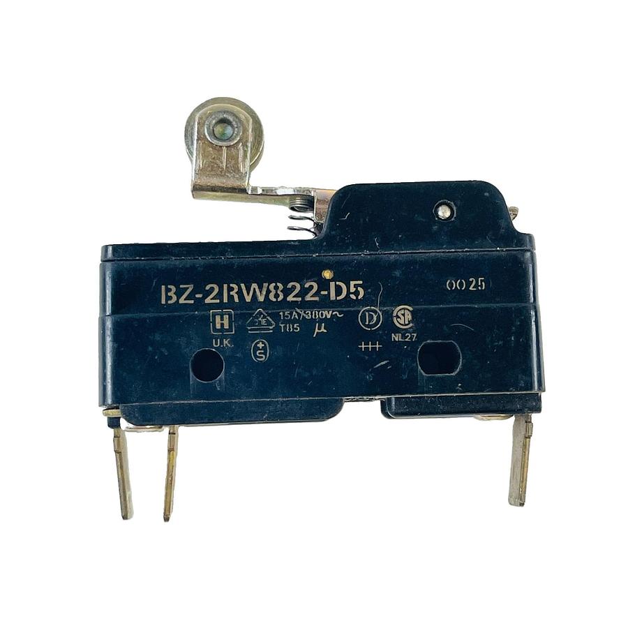 Used HONEYWELL BZ-2RW822-D5 ROLLER LEVER SNAP ACTION MICRO SWITCH 15A 125-480V SPDT