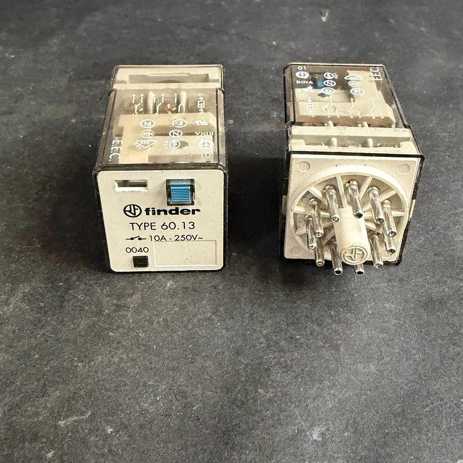 Used FINDER TYPE 60.13 RELAY - LOT OF 8 ($80 OBO)