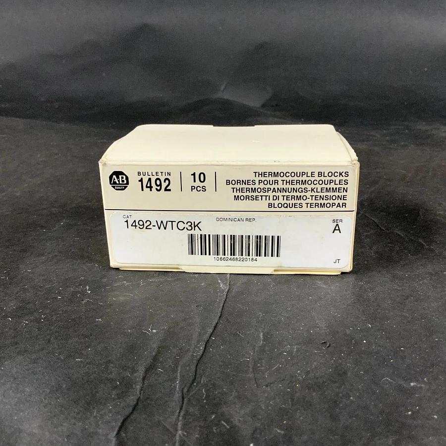 Used ALLEN BRADLEY 1492-WTC3K THERMOCOUPLE BLOCKS - BOX OF 10 ($60 OBO)