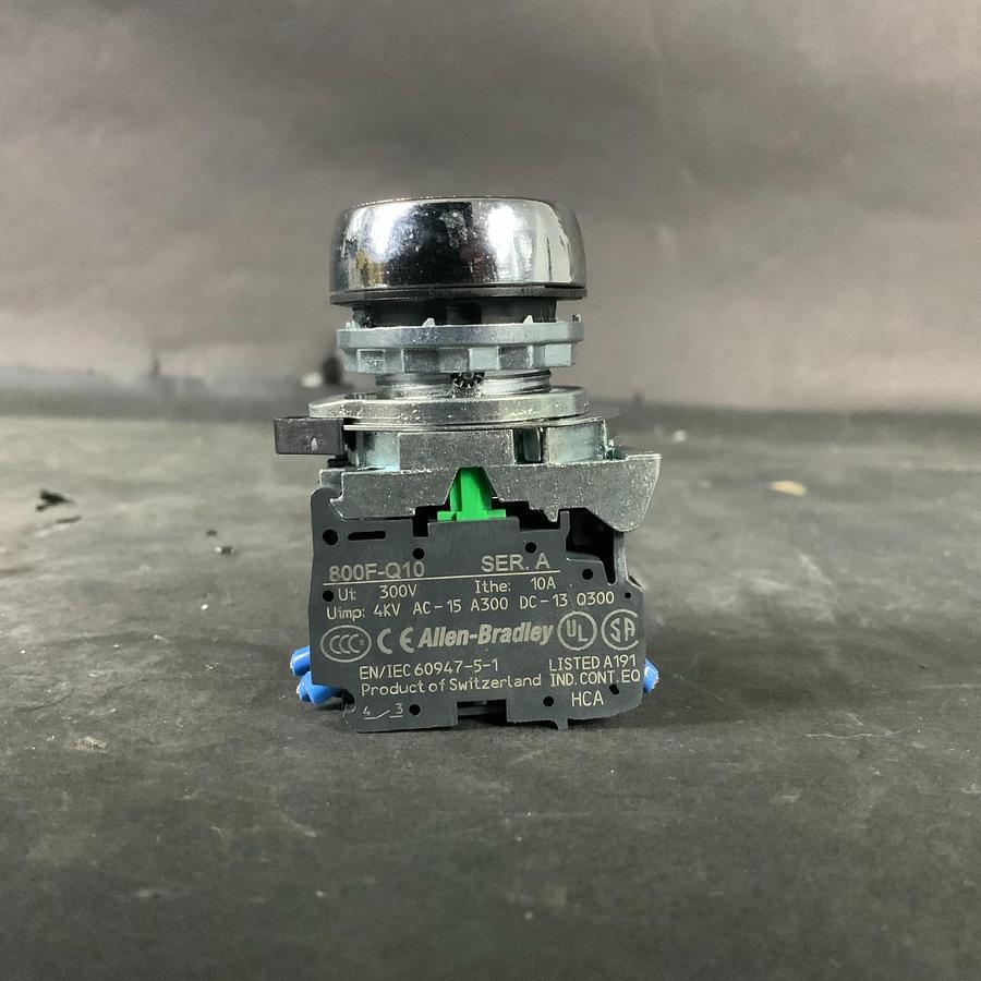 Used ALLEN BRADLEY 800F-Q10 SERIES A RED PUSHBUTTON ($20 OBO)