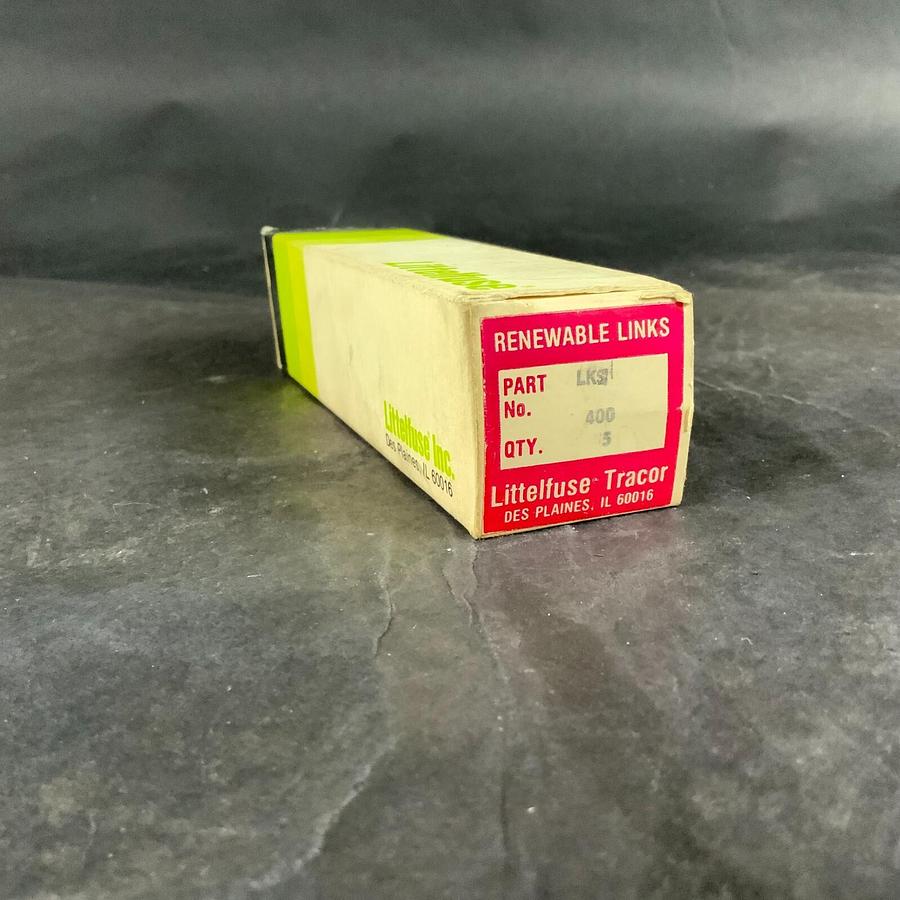 Used LITTELFUSE LKS 400 RENEWABLE FUSE LINK - BOX OF 10 ($45 OBO)