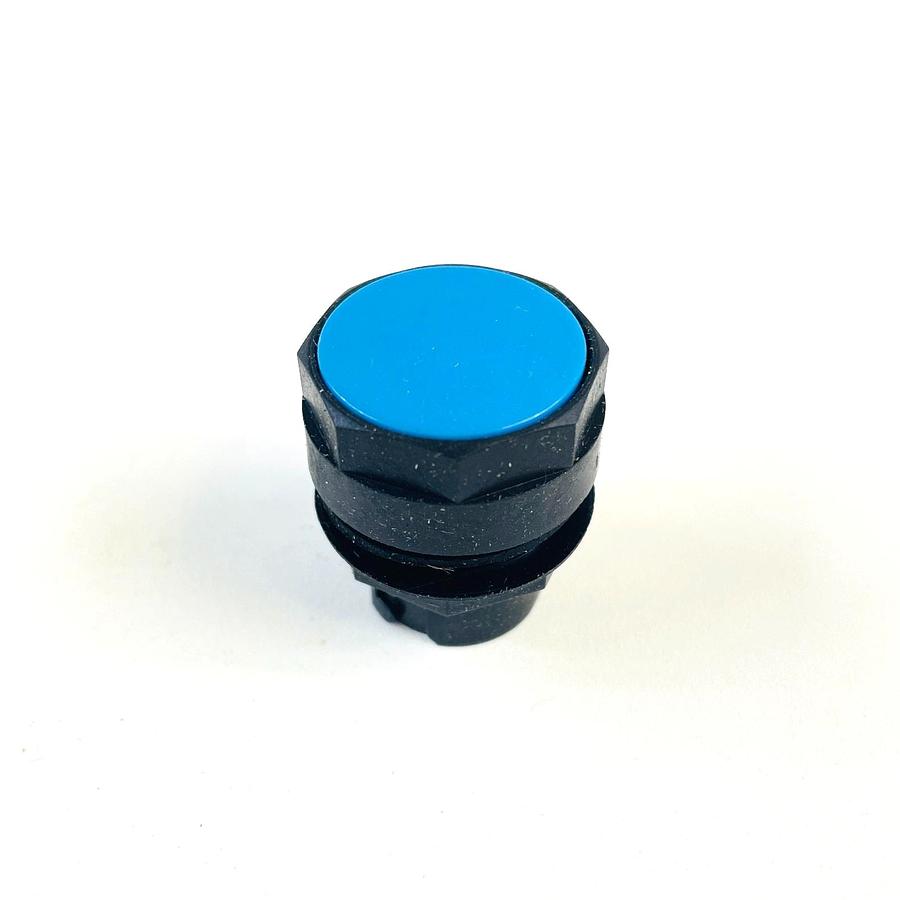 Used CUTLER HAMMER 322PB6 FLUSH BLUE PUSHBUTTON 25MM NEMA 4X NEW OPEN BOX
