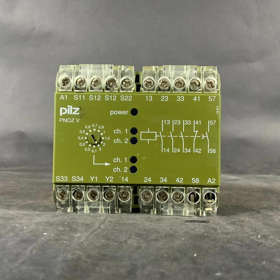 Used PILZ PNOZ V SAFETY RELAY ($70 OBO)