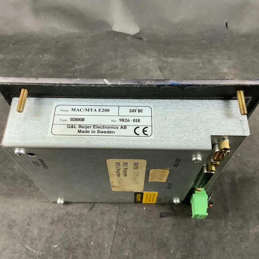 Used G&L BEIJER ELECTRONICS MAC/MTA E200 OPERATOR INTERFACE ($540 OBO)