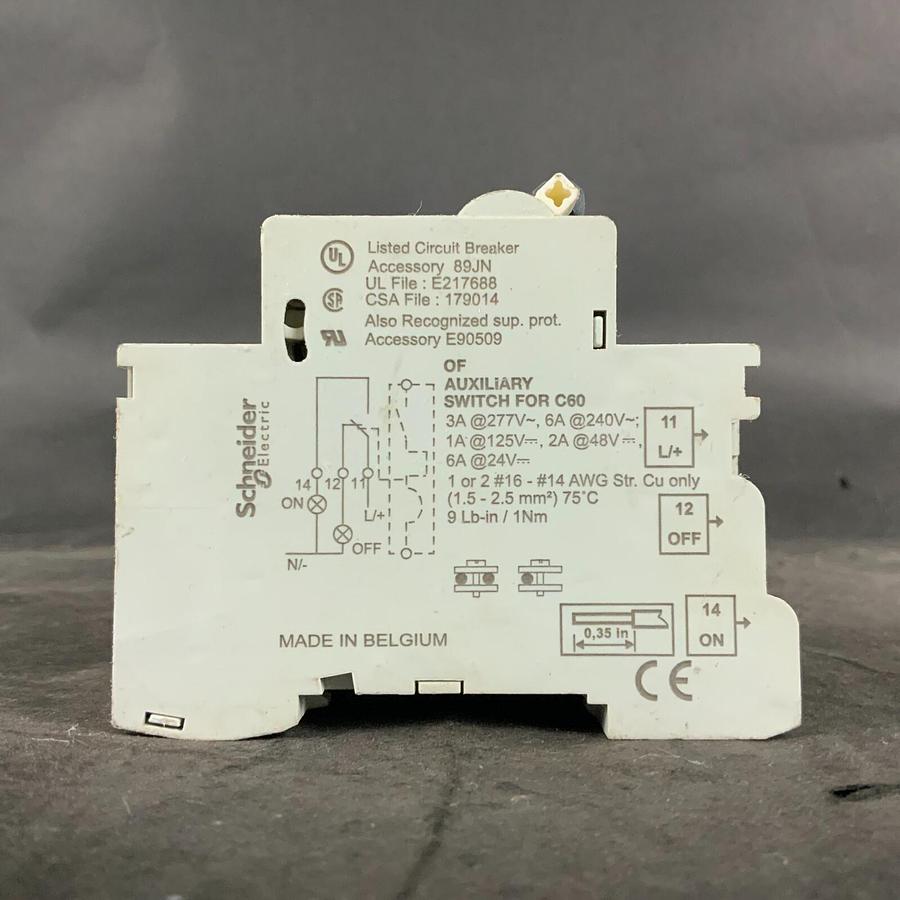 Used SCHNEIDER ELECTRIC D13 C60 CIRCUIT BREAKER ($20 OBO)