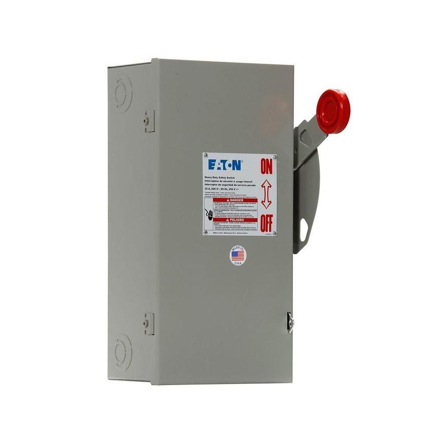 Used EATON DH361UGK HEAVY DUTY SAFETY SWITCH 30A 600V 3PH 3P NEMA 1 NEW OPEN BOX