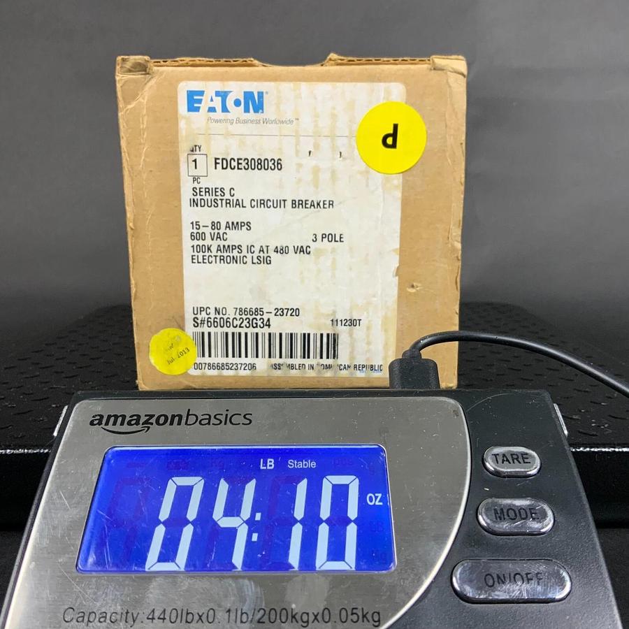 Used EATON FDCE308036 CIRCUIT BREAKER - BRAND NEW IN BOX ($3250 OBO)