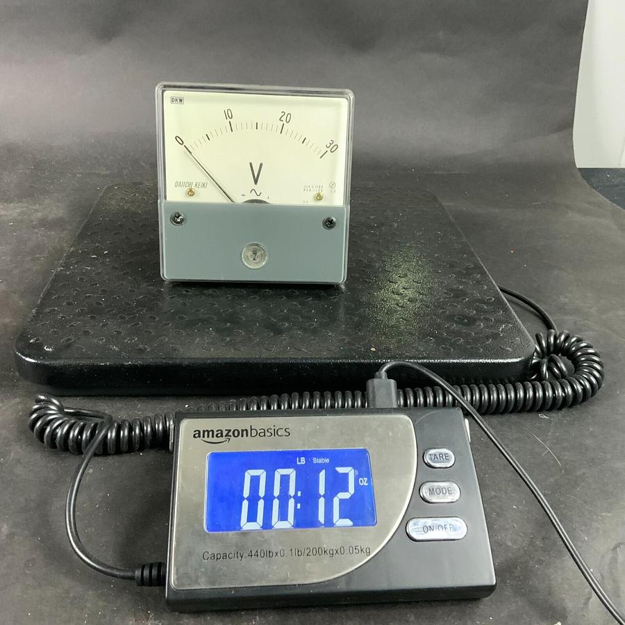 Used DAIICHI JIS-C-1102 PANEL MOTOR 0-30 ($35 OBO)