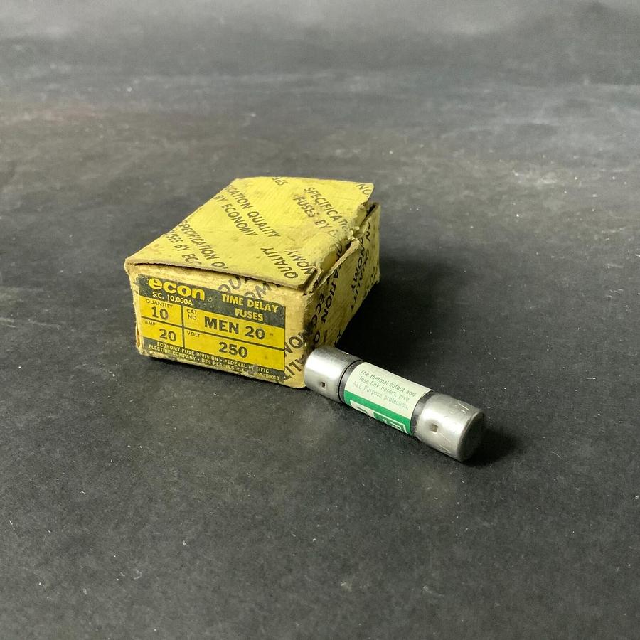 Used BUSSMANN FNM 20 TIME DELAY FUSE - BOX OF 10 ($40 OBO)