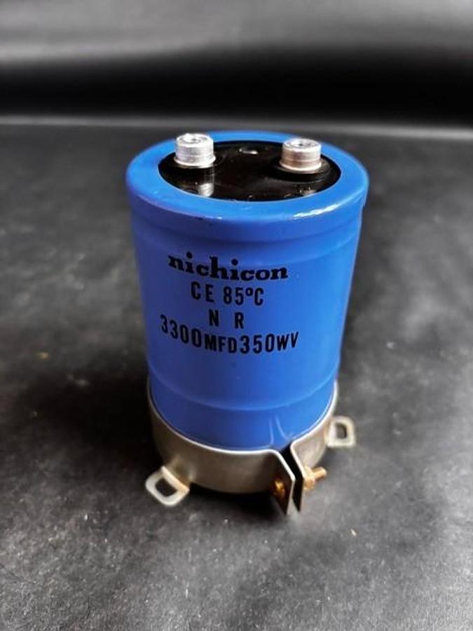 Used NICHICON 3300MFD CAPACITOR