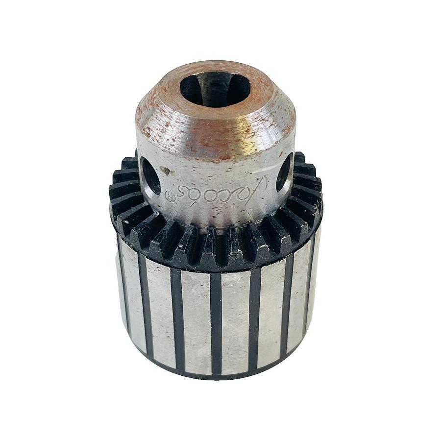 Used JACOBS CHUCK JCM32282 41BA 3/8-24 THREADED KEYED DRILL CHUCK WITH KEY