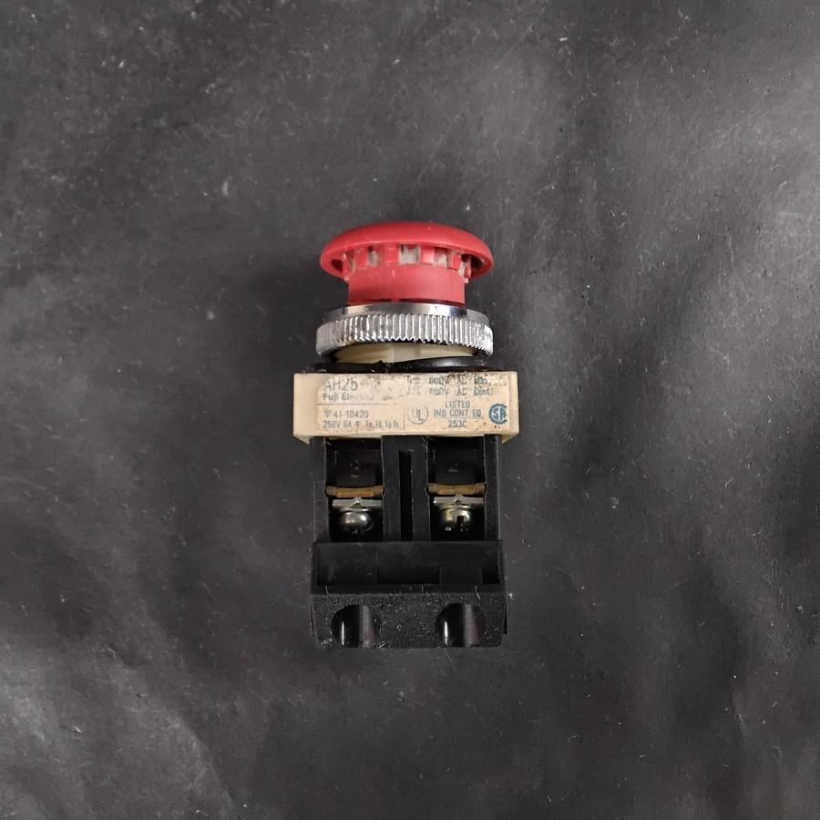 Used FUJI ELECTRIC AH25-M EMERGENCY STOP PUSHBUTTON SWITCH ($15 OBO)