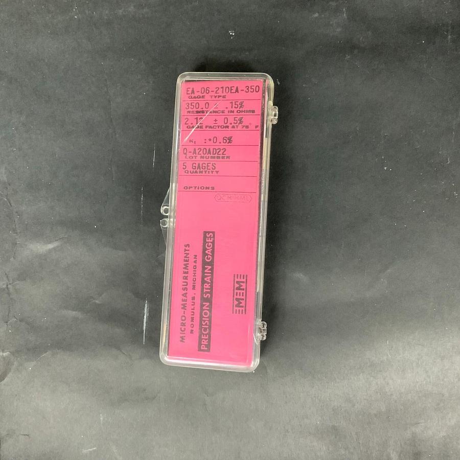 Used MICRO-MEASUREMENTS EA-06-210EA-350 PRECISION STRAIN GAUGE - BOX OF 5 ($25 OBO)