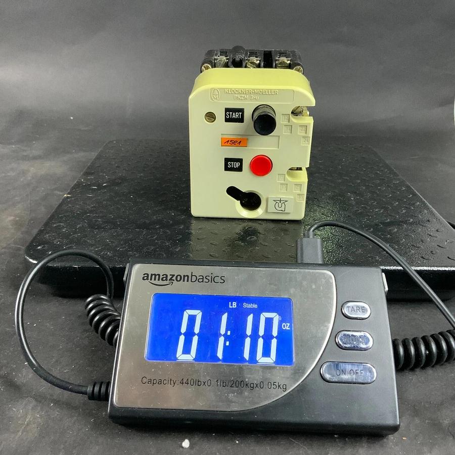 Used MOELLER PKZM3-10-U-NA CIRCUIT BREAKER - WITH HI22-PKZM3 AUX CONTACT ($35 OBO)