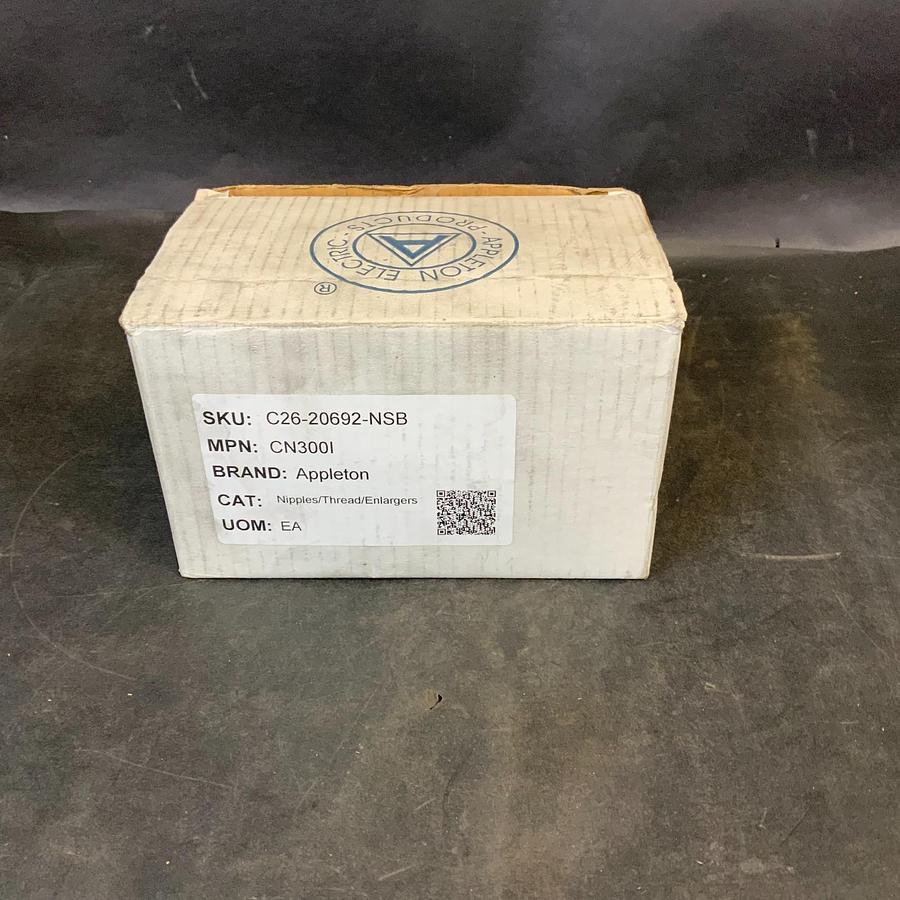 APPLETON CN300I 3” INSULATED BUSHED NIPPLE - BOX OF 4 ($150 OBO)