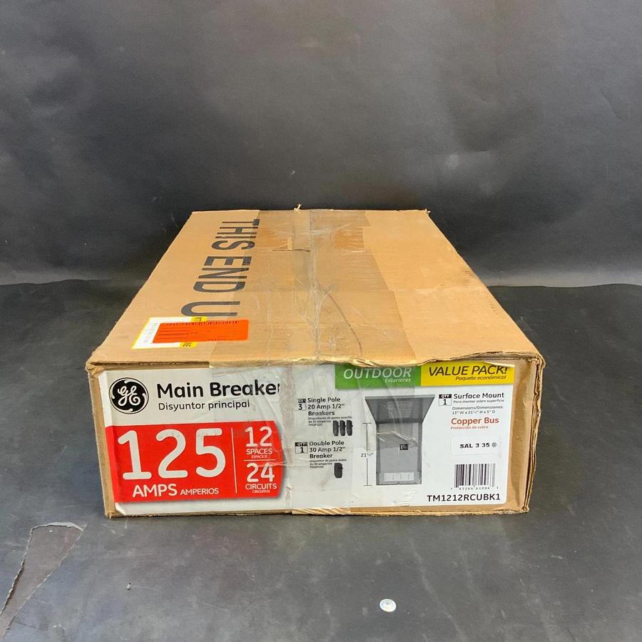GE TM1212RCUBK1 MAIN BREAKER LOAD CENTER ($70 OBO)