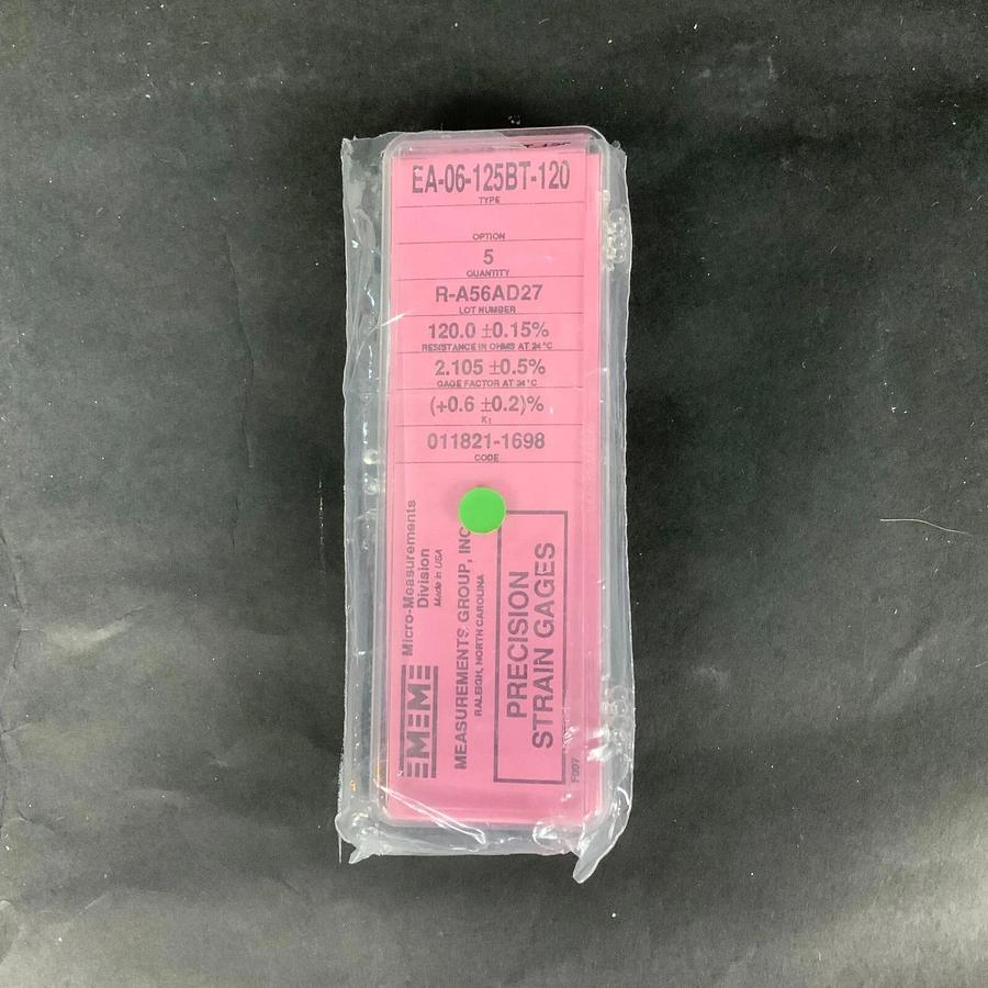MICRO-MEASUREMENTS EA-06-125BT-120 PRECISION STRAIN GAUGE - BOX OF 5 ($25 OBO)