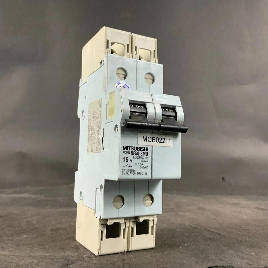 Used MITSUBISHI NF50-SMU2P15A CIRCUIT BREAKER ($30 OBO)