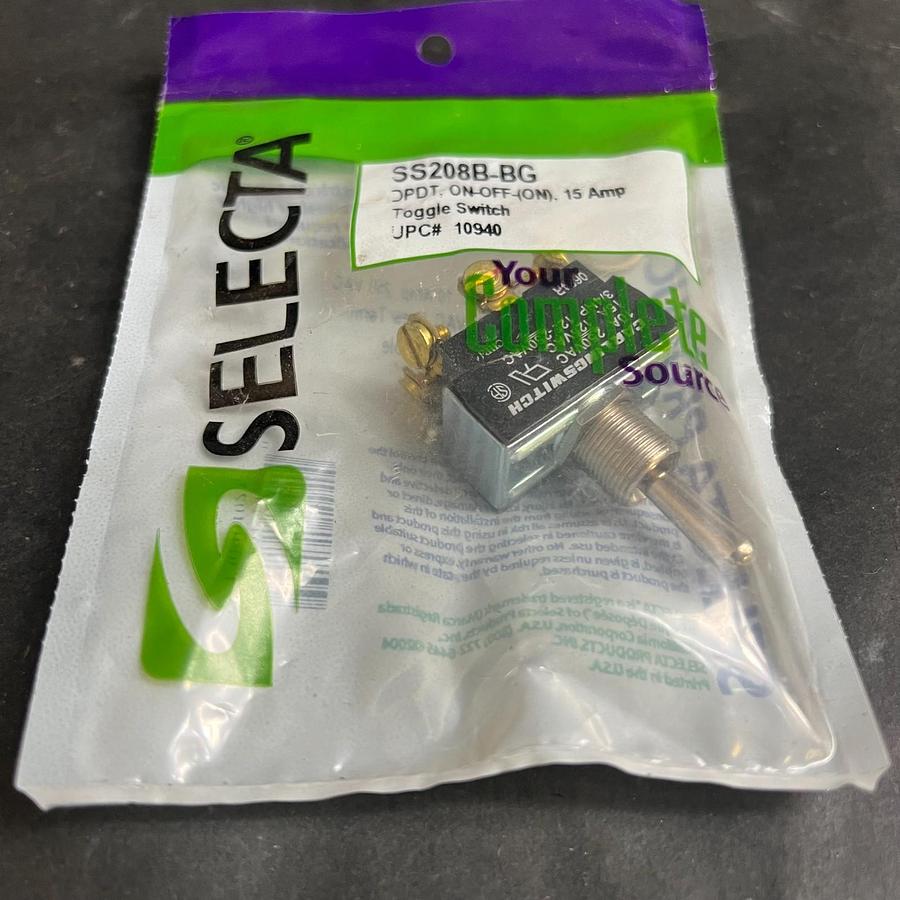 SELECTA SS208B-BG TOGGLE SWITCH ($13 OBO)