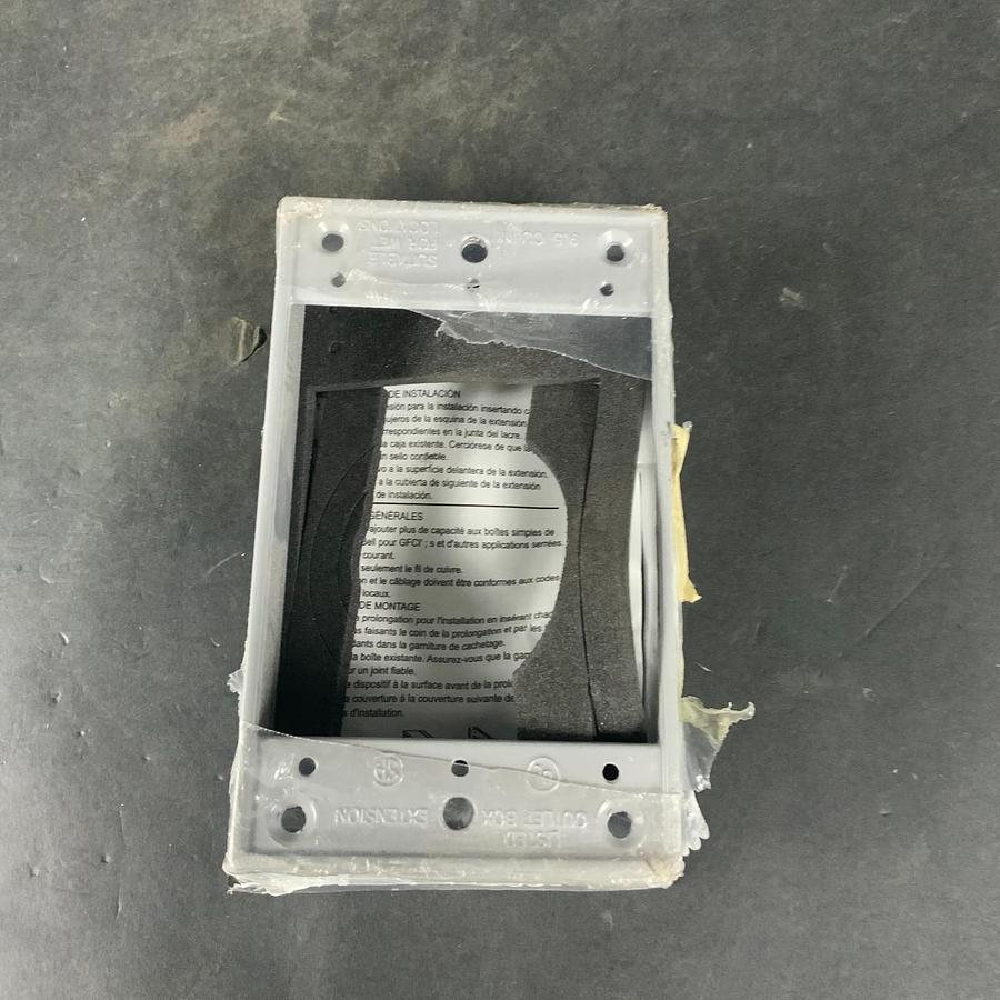 HUBBELL 5406-0 WEATHERPROOF EXTENSION ($10 OBO)