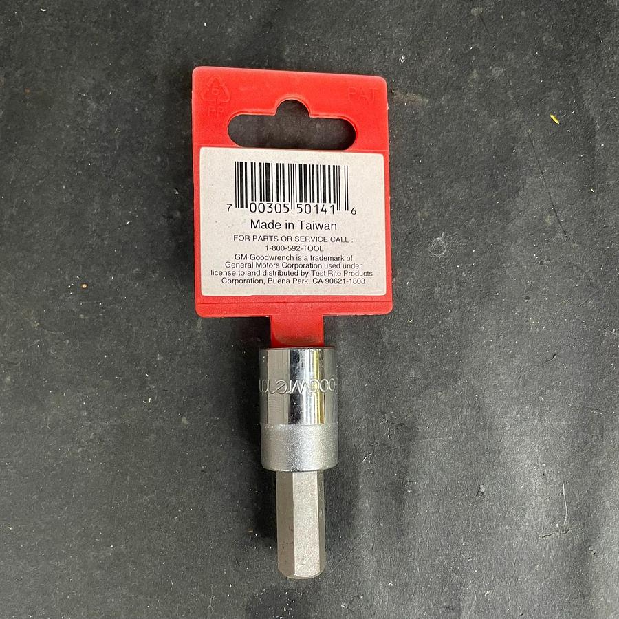 GOODWRENCH GM8164 3/8” DRIVE 3/8” HEX - BIT SOCKET