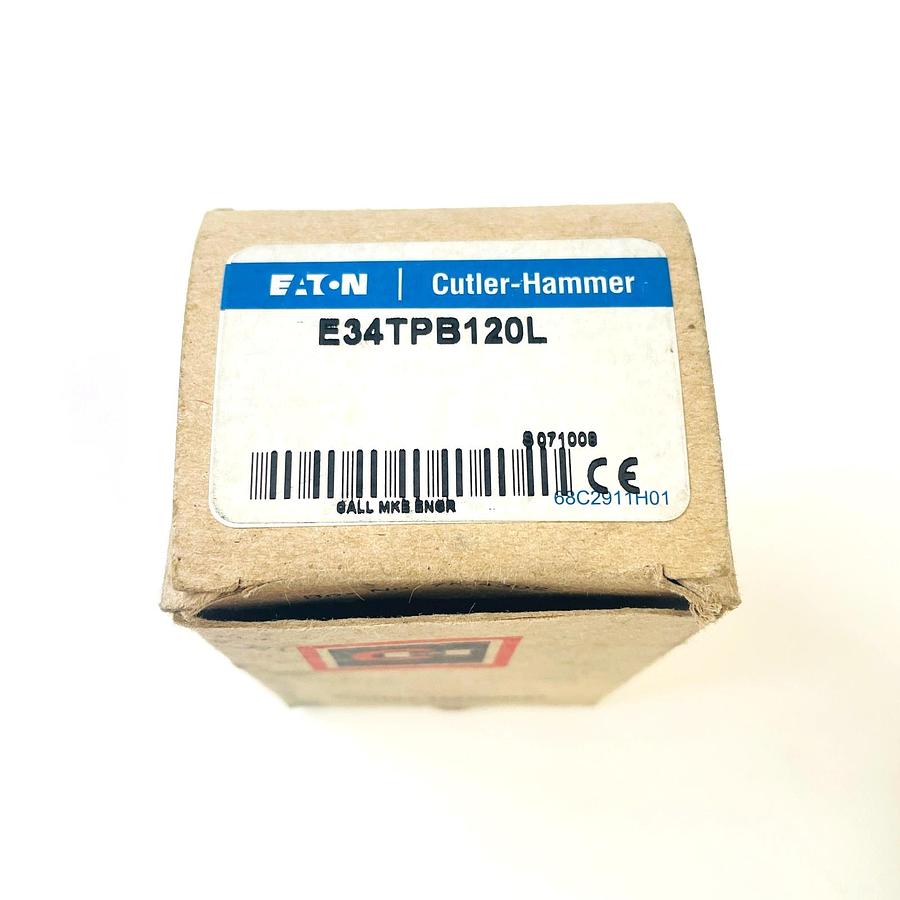 Used EATON CUTLER HAMMER E34TPB120L PRESTEST INDICATING LIGHT OPERATOR NEW OPEN BOX