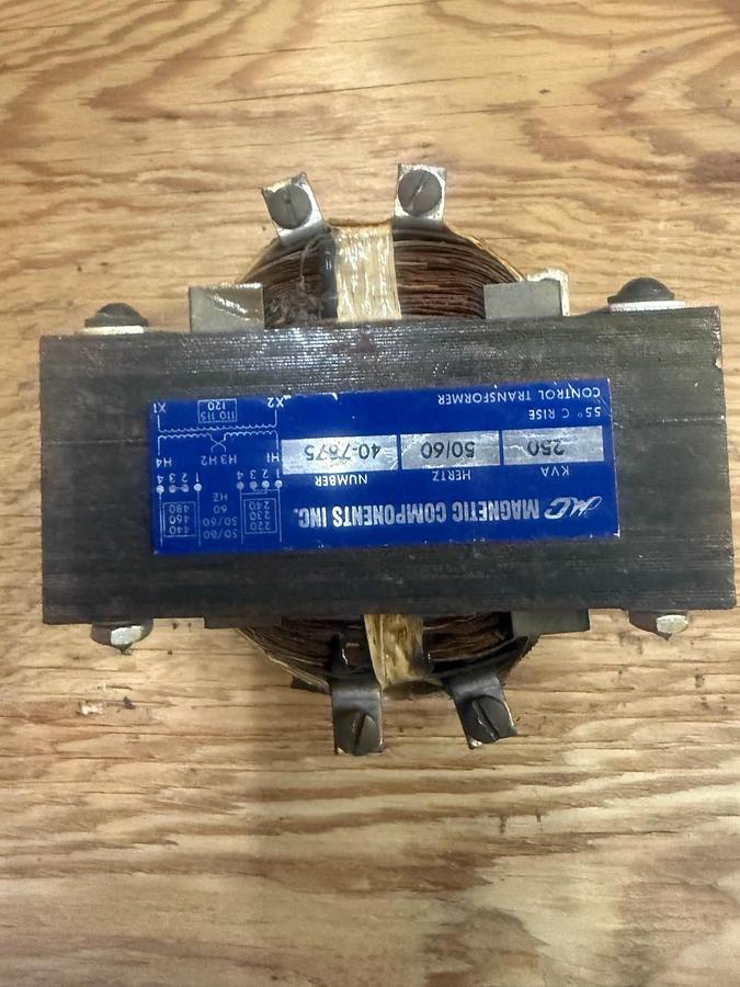 Used MAGNETIC COMPONENTS 40-7875 CONTROL TRANSFORMER ($50 OBO)
