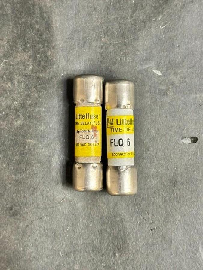 Used LITTELFUSE FLQ 6 FUSE - GROUP OF 2