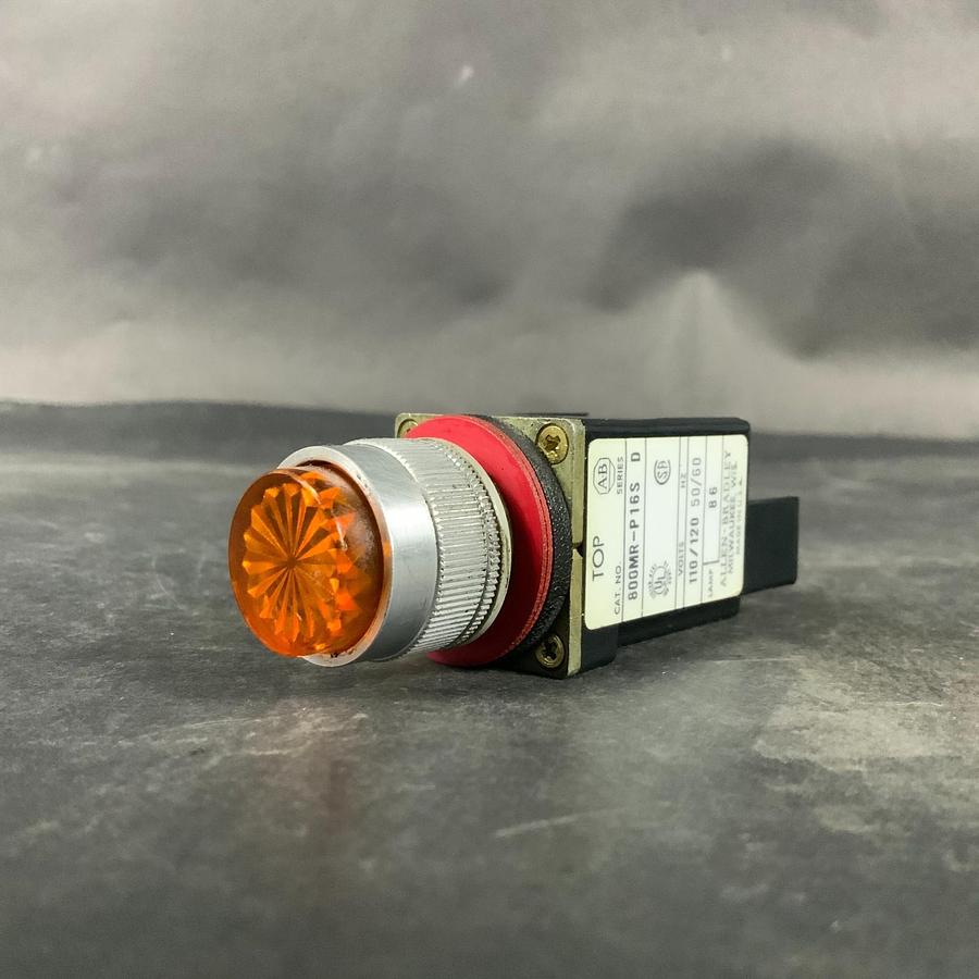 Used ALLEN BRADLEY 800MR-P16S SERIES D ORANGE PILOT LIGHT ($15 OBO)
