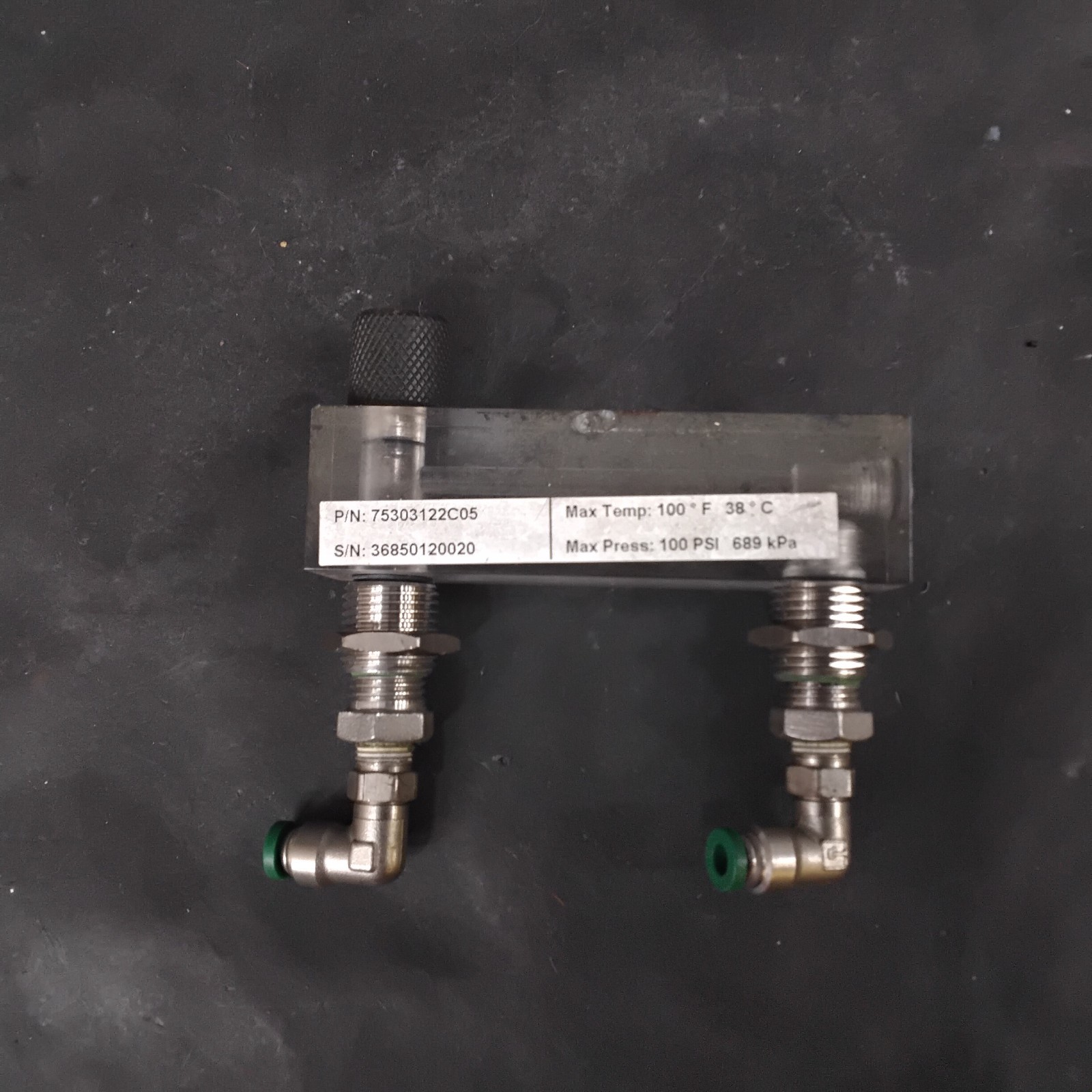 Used KING INSTRUMENT 75303122C05 FLOWMETER ($30 OBO)