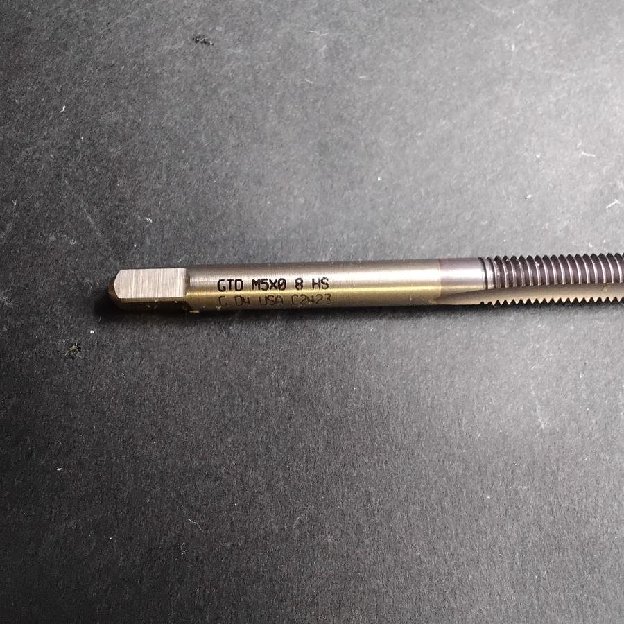 Used WIDIA GTD M5X0,8 D4 HSS TAP ($13 OBO)