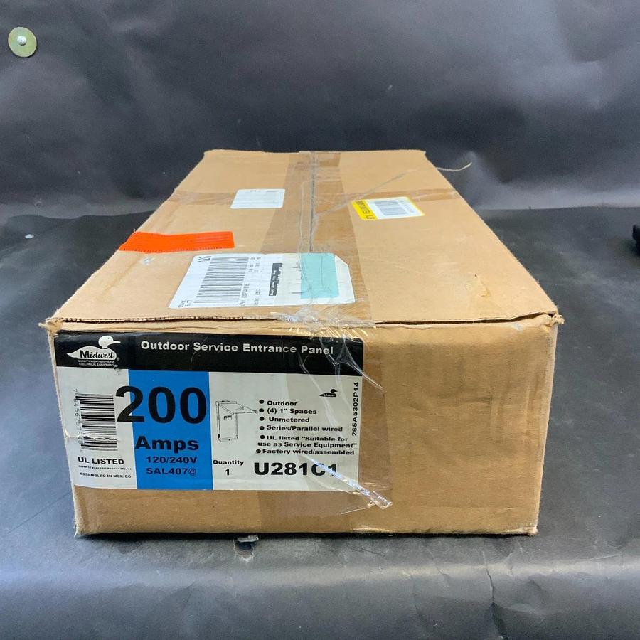 MIDWEST U281C1 MAIN BREAKER LOAD CENTER ($150 OBO)