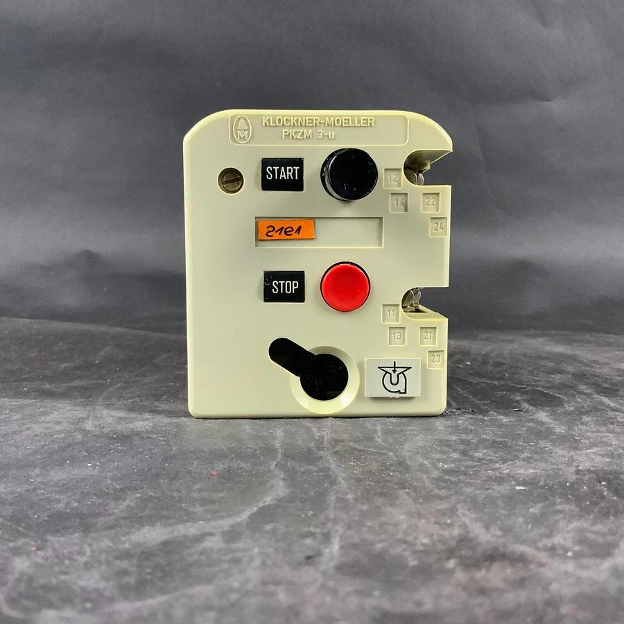 Used MOELLER PKZM3-4-U-NA CIRCUIT BREAKER - WITH HI22-PKZM3 AUX CONTACT ($35 OBO)