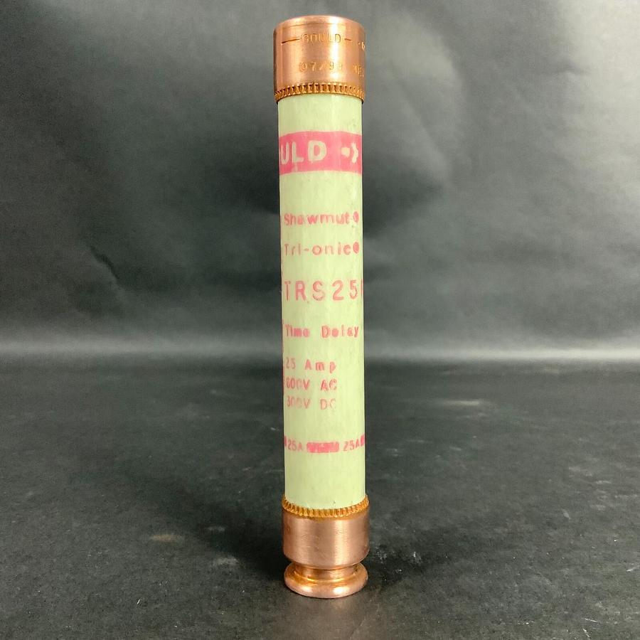 Used Ferraz Shawmut TRS25R Fuse 25A 600V Class RK5 Time Delay Tri-Onic Industrial