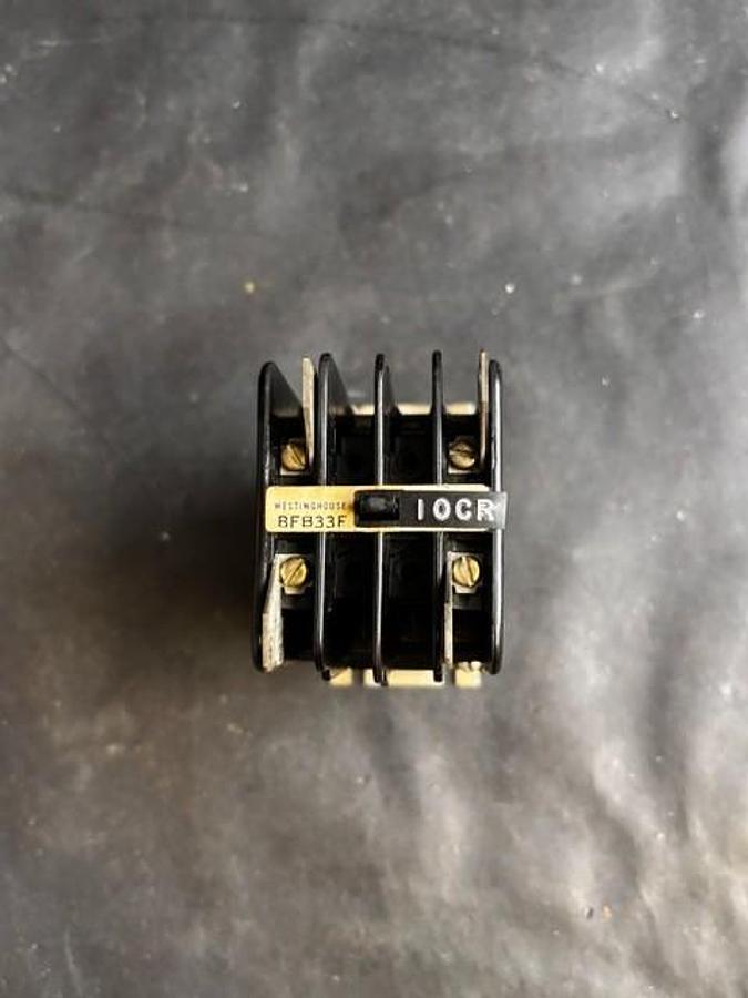 Used WESTINGHOUSE BFB33F CONTROL RELAY