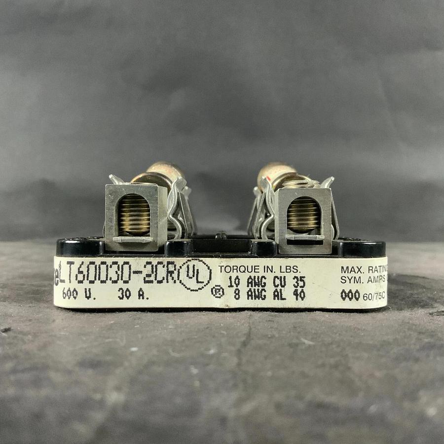 Used LITTELFUSE LT60030-2CR FUSE BLOCK ($10 OBO)