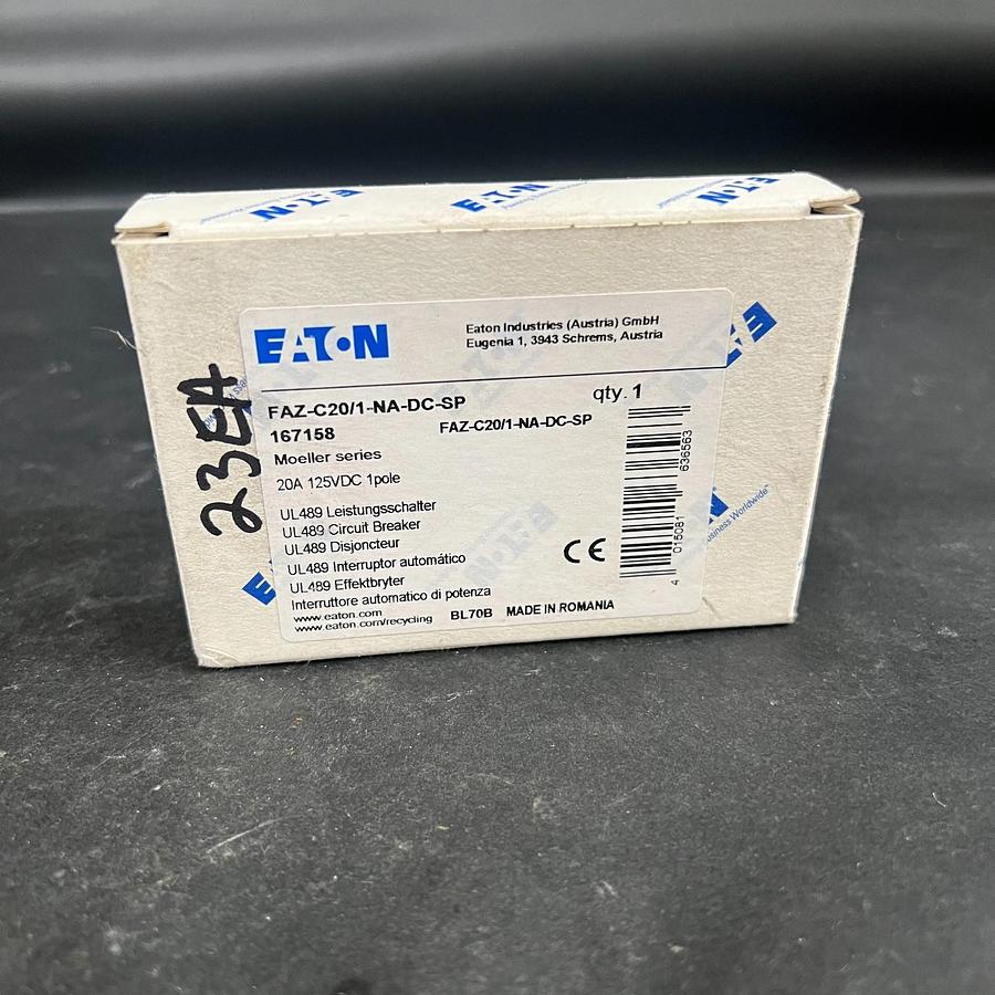 EATON FAZ-C20/1-NA-DC-SP CIRCUIT BREAKER ($25 OBO)
